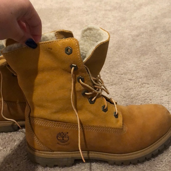 timberland boots with wool inside